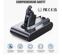 Batteria per Dyson V6 compatibile EVARY da 8000 mAh per Dyson V6 con filtri