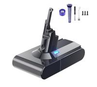 Batteria per Dyson V8 SV10 Batteria Compatibile con Dyson V8 Absolute Fluffy Animal SV10 Motorhead Slim Total Clean Extra - Con 2 Filtri + 1 Spazzola + 1 Cacciavite + 3 viti