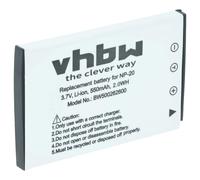 Batteria per Easypix W510 fotocamera subacquea 550mAh 3,6V