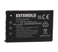 Batteria per Easypix W510 fotocamera subacquea 700mAh 3,7V