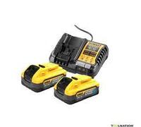 DEWALT Kit batterie DEWALT (2x 18V/5Ah PS plus DCB1104) Quantità:1