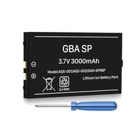 Batteria per Gameboy Advance SP (GBA SP), 3000 mAh, ad alta capacità, per Nintendo Gameboy Advance SP AGS-001, AGS-003, AGS-101, SAM-SPRBP Console