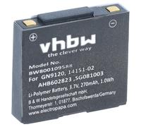 Batteria per GN Netcom Jabra 9120, GN9120, 9125, GN9125, GN9120 Flex 270mAh 3,7V