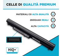 Batteria per HP Pavilion TouchSmart 15-N251EL Potenziata