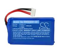Batteria per HP SPROCKET 200 PHOTO PRINTER 1AS89A 500mAh 7,4V
