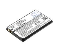 Batteria per Huawei tipo HB5A2H, 700mAh / 2,6Wh, 3,7V, Li-Ion, nero