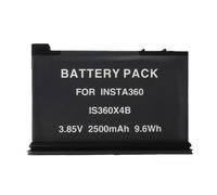 Batteria per Insta360 X4 2500mAh ricaricabile ad alta capacità per action camera lunga autonomia