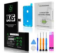 Batteria per iPhone XS, 3200mAh Capacità, Kit Riparazione Completo | Compatibile con A1920/A2097/A2098/A2099/A2100 Include Attrezzi Guarnizioni Impermeabili e Istruzioni Certificata CE/RoHS/FCC