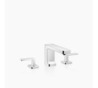 Batteria per lavabo a tre fori Dornbracht LULU con rosette singole, con