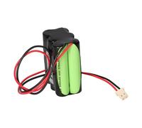Batteria per luci di emergenza adatta a Beghelli 415390000 NiMH 7,2 V 600 mAh con cavo e spina da 200 mm