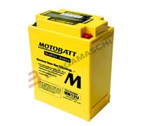 BATTERIA PER MOTO 12V MOTOBATT MB12U YB12A-B APRILIA SCARABEO 125 99-02