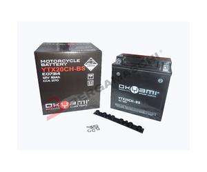 BATTERIA PER MOTO 12V OKYAMI OTX20CH-BS YTX20CH-BS HONDA VARADERO 1000