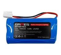 Batteria per Notleuchte Marchio Gares 1,5Ah 6,4V