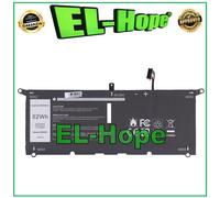 BATTERIA PER PC NOTEBOOK DELL DXGH8 6300 mAh 7.6 V 52Wh NERA PARI ORIGINALE