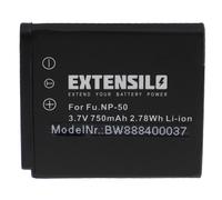 Batteria per Pentax Q-S1 Q7 Q Q10 750mAh 3,7V