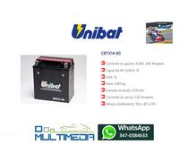 BATTERIA UNIBAT CBTX12-BS YTX12-BS PIAGGIO BEVERLY 300 I.E. 4T HPE 2024