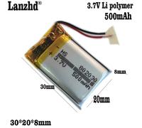 Batteria per registratore di guida da 1-10 pezzi 3,7 V 500 mAh 802030 penna di registrazione Li-ion Cell Strumento di bellezza abbigliamento intelligente Altoparlante Bluetooth