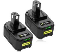 Batteria per Ryobi 18V 5,5Ah 2 pezzi RB18L50 RB18L40 RB18L25 RB18L15 P108 P107