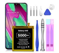 Batteria per Samsung Galaxy A40, 5000 mAh EB-BA405ABE ad alta capacità per Samsung Galaxy A40 (A405F) con kit di strumenti di riparazione
