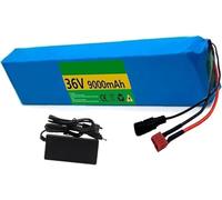 Batteria Per Scooter Elettrico 36V 9Ah, Batteria Per Bicicletta Elettrica, Batteria Al Litio Per Bici Elettrica, Con Caricabatteria, Batteria Al Litio, Batteria Per Scooter 36V 36V 9Ah,T+DC