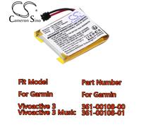 Batteria per smartwatch Cameron Sino per Garmin Vivoactive 3 Vivoactive 3 Numero parte musicale per Garmin 361-00108-00 361-00108-01