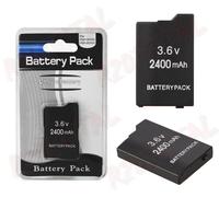 BATTERIA per SONY PSP LITIO 3.6V 2400 mAh EXTRA DURATA LONG LIFE SERIE 2000-3000