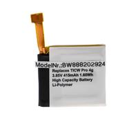 Batteria per TicWatch Pro 4G 415mAh 3,85V