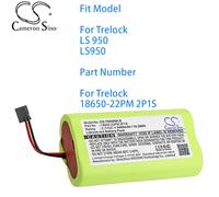 Batteria per torce per biciclette Cameron Sino per Trelock LS 950 LS950 Codice articolo 18650-22PM 2P1S 4400mAh