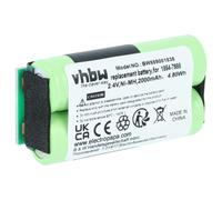 Batteria per Wahl 8786 Professional Animal Arco Arco SE 2000mAh 2,4V
