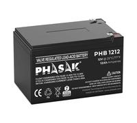 Batteria PHASAK PHB 1212 12V 12Ah Batteria Piombo-Acido Sigillata Batteria PHASAK PHB 1212 12V 12Ah Batteria Piombo-Acido Sigillata