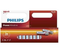 Batteria Philips Power Alkaline LR03 Micro AAA 12 stuks