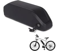 Batteria pieghevole per bicicletta elettrica da 36 V 24 Ah con caricatore rapido da 2 A, spia di controllo, serratura di sicurezza, piastra di base a 4/5 pin, per 200 W 350 W 500 W 750 W 800 W (4 Pin)