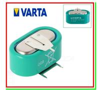 batteria pila bottone cella VARTA 2/V150H ricaricabile NiMH 2,4v saldare 3 pin