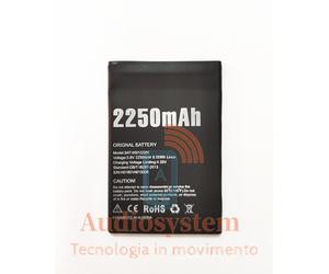BATTERIA PILA ORIGINALE DOOGEE per X11 1850122250 2200MaH RICAMBIO NUOVA