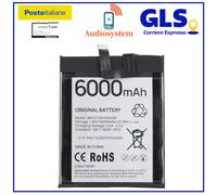 BATTERIA PILA per DOOGEE V20 / V20 PRO 6000mAh BAT21ZN1336000 PARI ORIGINALE
