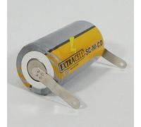 Batteria Pila SC 2000mAh 2.0Ah Ni-Cd 1,2V con lamelle a saldare per pacchi batterie trapani torce allarmi