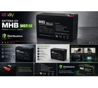 Batteria piombo 12V 7Ah per UPS APC BVX700LI-GR BVX700LI BE650G2-GR