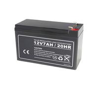 Batteria Piombo Acido, AGM 12V 7Ah Ricaricabile, Terminali T2, per Allarmi, Videosorveglianza, UPS, Dimensioni 151x65x94mm