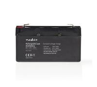 Batteria piombo-acido ricaricabile da 6V 1200mAh 97x24x52mm