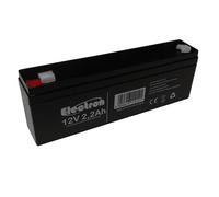 BATTERIA PIOMBO RICARICABILE 12V 2,2AH 178X60X34mm PER ANTIFURTI SIRENE E ALLARMI 2AH 2,3AH