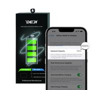 BATTERIA POTENZIATA + 30% per APPLE iPhone 14/13/12/11 no MESSAGGIO errore