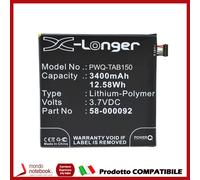 Batteria PowerQ per Amazon Fire HD 6 Kids 7 26S1006-S(1ICP4/84/82) 58-000092
