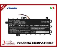 Batteria PowerQ per Asus A412FA 4100 mAh 7.6V P/N 0B200-03190800 Nero