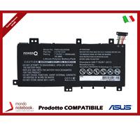 Batteria PowerQ per Asus J550LA 5000 mAh 7.6V P/N 0B200-00860000 Nero