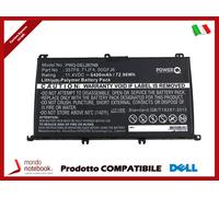 Batteria PowerQ per DELL Ins 15-7567-D1545B 6400 mAh 11.4V P/N 00GFJ6 Nero