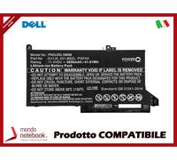 Batteria PowerQ per DELL Latitude 12 7000 3650 mAh 11.4V P/N C27RW Nero