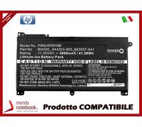 Batteria PowerQ per HP Pavilion 13-U013NA 3600 mAh 11.55V P/N 1LT72ES Nero