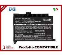 Batteria PowerQ per HP Pavilion 15-AU001NF 5300 mAh 7.7V P/N 2ICP7/65/80 Nero
