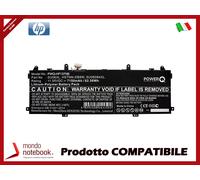 Batteria PowerQ per HP Spectre X360 15-DF0000 7150 mAh 11.55V P/N HSTNNDB8W Nero