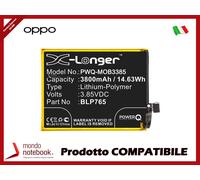 Batteria PowerQ per OPPO A91 3800mAh 3.85V P/N BLP765